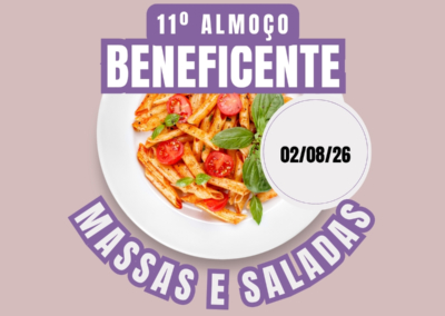 11º Almoço Beneficente de Massas e Saladas 2026